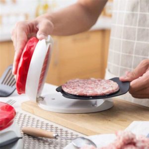 1PCS Hamburger Meat Press Round Plastic Manual Cutlets Mold For Restaurant Party Maker Mould Kitchen Tool