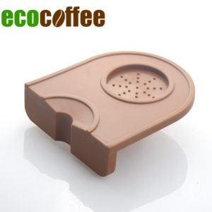 New Silicone Espresso Coffee Tamper Mat Coffee Tampering Corner Mat Pod Tool Made for Barista with Non-Slippery Food Safe