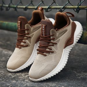 2020 Hot Sale Four Seasons Running Shoes Men Lace-up Athletic Trainers Zapatillas Sports Shoes Men Outdoor Walking Sneakers