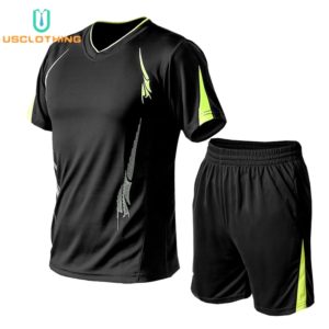 2Pcs Tshirt+ Shorts Tracksuit Man Brand Sets Pants Summer Men's T Shirt Shorts Casual Suits Sportswear Mens t shirt  Sweatshirt
