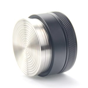 304 Stainless Steel Maracon Ripple Coffee Tamper Mini Adjustable Coffee Hammer Aluminum Handle Black Color Espresso Maker 58.35