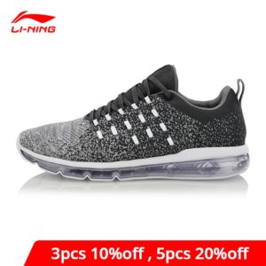 Li-Ning Men Bubble Max Lifestyle Shoes Cushioning Mono Yarn Breathable LiNing li ning Sport Shoes Sneakers AGCN073 XYP756