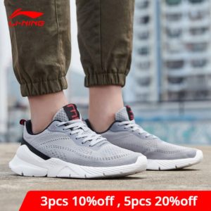 Li-Ning Men HEATHER 3 Classic Lifestyle Shoes Mono Yarn Breathable LiNing li ning Light Sport Shoes Sneakkers AGCP029 YXB296