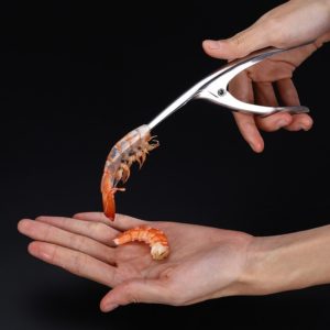Stainless Steel Kitchen Easy Peel Shrimp Clamp