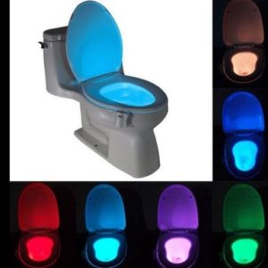 Washingroom Bathroom Motion Bowl Toilet Light Activated on/Off  Seat Sensor Lamp Nightlight Seat